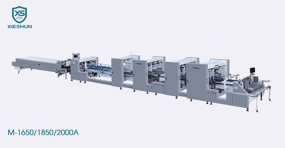 Права линия Автоматично тежко гофрирана папка Gluer